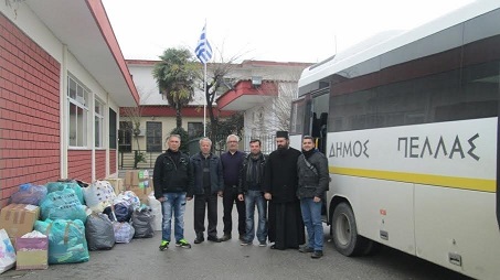 Ηθική και υλική συμπαράσταση και υποστήριξη προσέφερε στους φυλακισμένους η Ενορία Αγίων Κωνσταντίνου και Ελένης Γιαννιτσών.